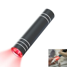 USB LED Rotlicht-Therapielampe, Infrarot Handgerät, Tragbar, Wiederaufladbar 1000 mAh, Ganzkörper Therapie