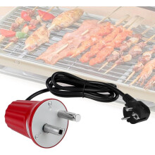 Elektrický grilovací motor 220-240V, motor rožně BBQ s EU zástrčkou, motor rožně 2 ot./min, pro kyperské grily