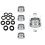 Faucet Adapter Kit Brass Aerator Connector 5 Pcs 8
