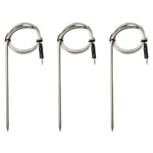 grillilämpötila-anturin sarja, ruostumatonta terästä, vaihtoanturit grillilämpömittareille jopa 300 C:een asti, 2,5 mm:n liitäntä, lämmönk