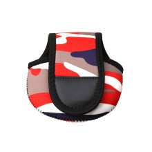 Baitcast Reel Cover-Case Bag Pouch Glove-Bright red