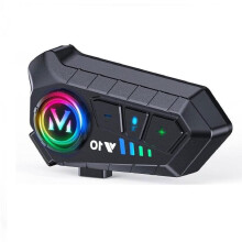 Motorsykkelhodesett, Bluetooth-hjelmhodesett, CVC-støydemping, IPX6-vanntett, 1000 mAh batteri, gir klar kommunikasjon og trygg kjøregl