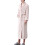 Women's Terry Cloth Bathrobe Double Pockets Pink 3