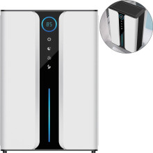 Elektrisk avfuktare 3L, Kompakt rumsavfuktare, 1000 ml/dag, Tyst 45 dB, Automatisk avstängning, Intelligent avfuktningsläge, 30–60 m