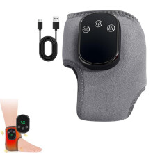 3-in-1 Fußmassagegerät – Tragbares kabelloses Fußmassager mit 3 Modi & 5 Heizstufen, Knöchel-Massagegerät elektrisch (1 Stück)