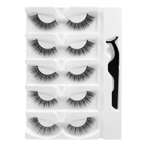 (FZ5-06) Glue-Free False Lashes, Natural Look