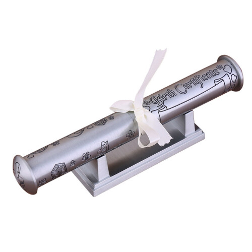 Certificate Holder Silver Plated Zinc Alloy Stand
