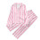 Kids Printed Button-Down Pajama Set Long Sleeve Top and 1