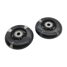 Kids Scooter Wheels with Flashing Lights 2 Pieces