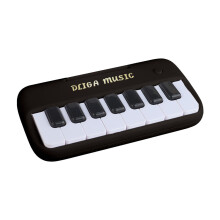 Pyaiiner 6.3-inch color light mini electronic piano 15 keys