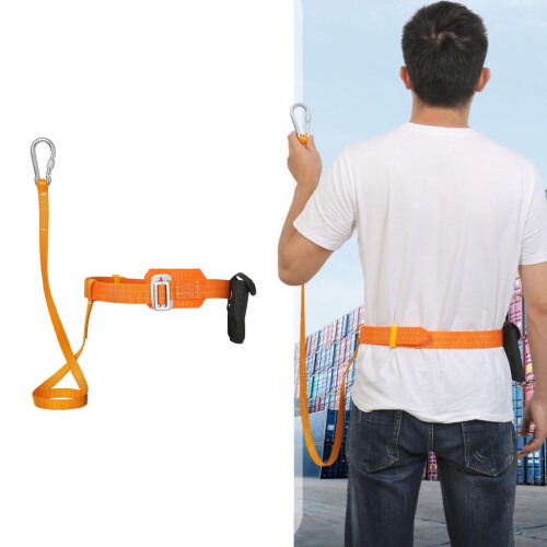 Safety Fall Arrest Belt with Lanyard and Tool Bag 1