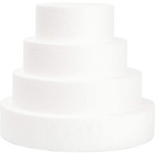 Foam Cake Dummy for Decorating and Display 4 Pack