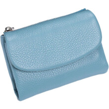 Joyfullygo Pebble Leather Wallet Unisex RFID Blocking Slim