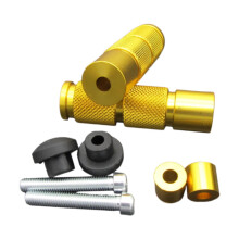 Motorcycle Passenger Foot Pegs Aluminum Alloy 2 pcs