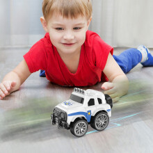 Stunt Police Car Toy Friction-Powered Off-Road Vehicle for