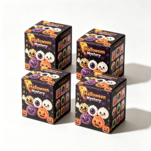(4pcs) Sensorische Squishy Blind Box Halloween Neue Knödel Squeeze Spielzeug 8,5 cm Maltose Lindern Angst Antistress Langsam Aufstieg