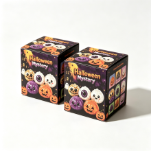 (2pcs) Sensorische Squishy Blind Box Halloween Neue Knödel Squeeze Spielzeug 8,5 cm Maltose Lindern Angst Antistress Langsam Aufstieg