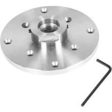 Steel Wood Lathe Face Plate 6 Inch 1-1/4 Inch RH 8 TPI with