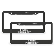 Aluminum Camper License Plate Frames 2 pcs