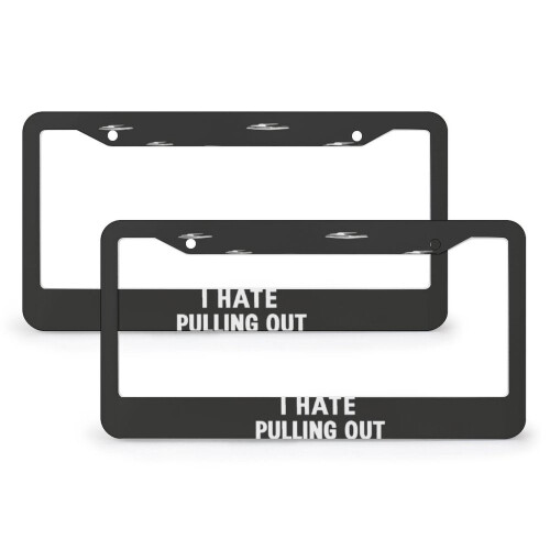 Aluminum Camper License Plate Frames 2 pcs