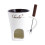 Ceramic Fondue Set with Built-in Heater, 1 Unit 1