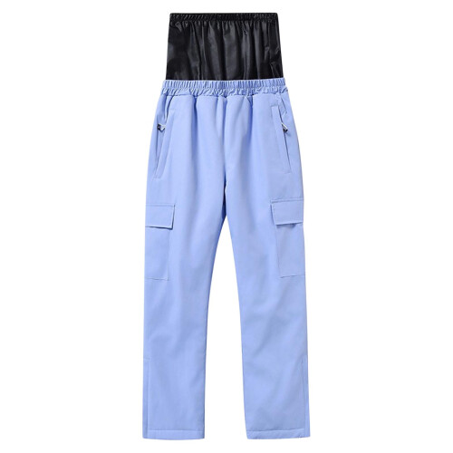 Kids Snow Ski Pants Waterproof Warm Windproof Solid Color