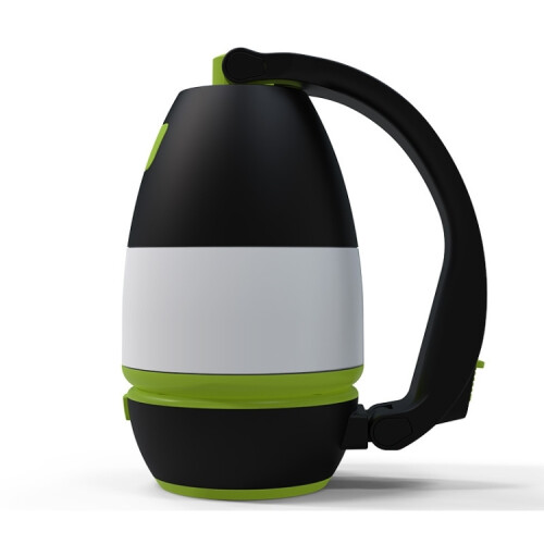 L001 5W USB Rechargeable Handheld LED Camping Light with Power Bank Function (Green):LED6908 2