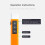 Leishuo Q508D Handleuchte (Farbe: Orange):Q508D 6