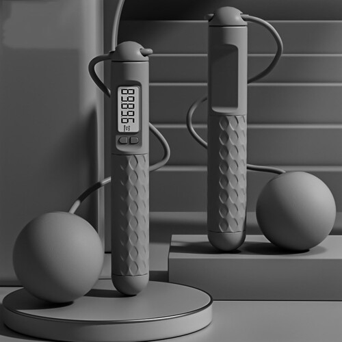 Skipping Rope with Counter and Gravity Ball for Adults
