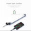 Lexis P7 Lampe d'appoint portable bicolore avec 8 couleurs + 4 effets spéciaux et télécommande : P7 7