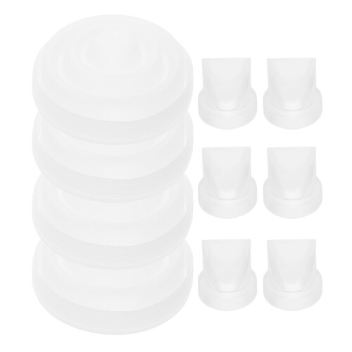 Silicone Flexible Pump Flange Inserts Transparent 1 Set