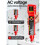 Aneng Multifunctional Power Socket Digital Display Phase Meter (Red, Us Standard):Red Us Plug 8