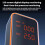 IN-3 Pompa ad aria per auto portatile wireless ad alta potenza con display digitale e luce LED 3