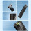 T6 Tragbare, kabellose Auto-Luftpumpe mit Display (Schwarz):T6 8