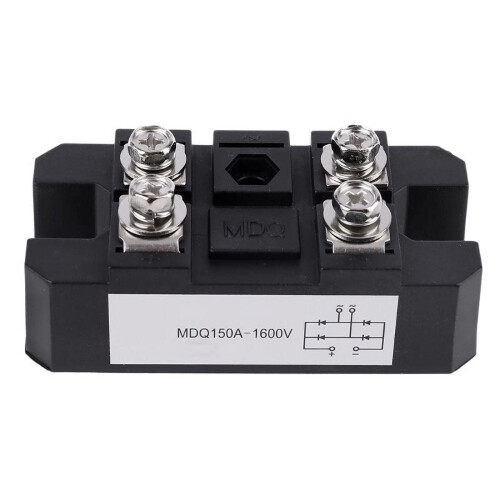 MDQ Diode Bridge Rectifier 150A 1600V Black