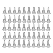 Clear 50x Ear Safety Back Pad Backstops Earring Non-slip Stopper