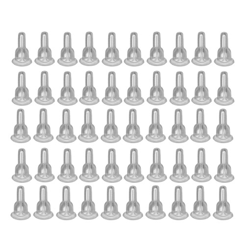 Clear 50x Ear Safety Back Pad Backstops Earring Non-slip Stopper