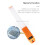 Leishuo Q508D Handleuchte (Farbe: Orange):Q508D 9