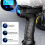 120W Wired Pointer Type Handheld Car Air Pump, Portable Outdoor Emergency Air Pump with Lighting:Wired Pointer Model 4