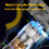 120W Wired Pointer Type Handheld Car Air Pump, Portable Outdoor Emergency Air Pump with Lighting:Wired Pointer Model 7
