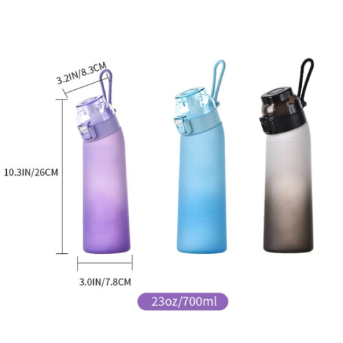 Αθλητικό παγούρι 700 ml από τριτάνιο, φορητό, στεγανό, χωρίς BPA, με καλαμάκι, μωβ 1