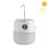 105 Solar-Powered Rechargeable LED Bulb Camping Light with Flashlight Function (White):White 2