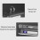 Multifunctional Outdoor Camping Light with USB Rechargeable Tent Light (Black):H20 7