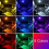 Interior-mounted multi-color LED reading light (black):black 6