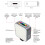 Mamen D01 66 LED 2500-9000K Éclairage d'appoint RGB double face : 66 LED 4