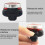 COB LED chips, USB rechargeable, four-level dimming, waterproof, bicycle front and rear light kit, red + white light, 650MA.:Red + White Light 6