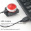 COB LED chips, USB rechargeable, four-level dimming, waterproof, bicycle front and rear light kit, red + white light, 650MA.:Red + White Light 7
