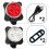 COB LED chips, USB rechargeable, four-level dimming, waterproof, bicycle front and rear light kit, red + white light, 650MA.:Red + White Light 5