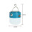 105 Solar-Powered Rechargeable LED Bulb Camping Light with Flashlight Function (Orange):Orange 4