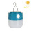 105 Solar-Powered Rechargeable LED Bulb Camping Light with Flashlight Function (Blue):Blue 8